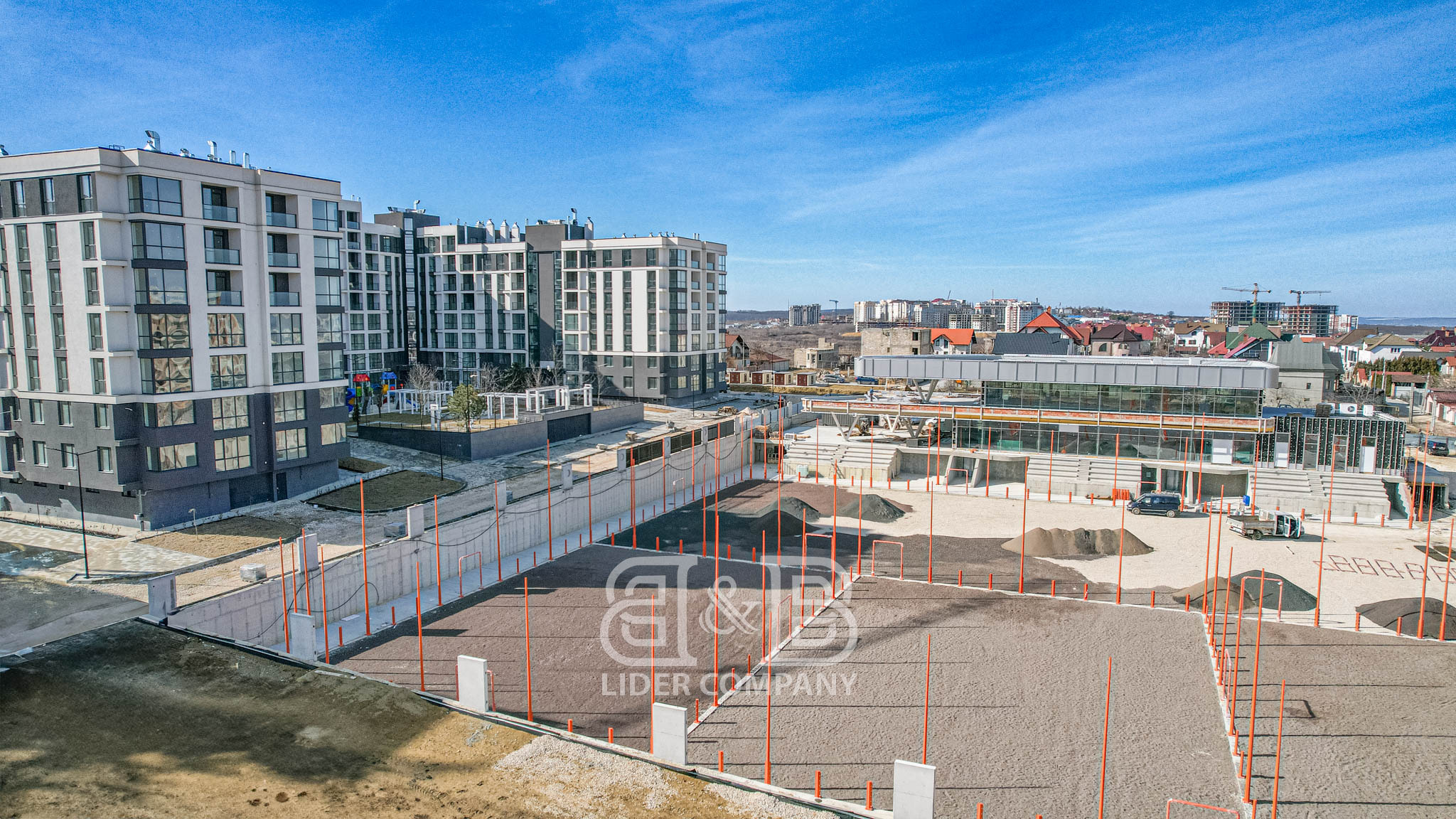 Apartament cu 2 camere + Living , 75,44 m², Durlești, Chișinău