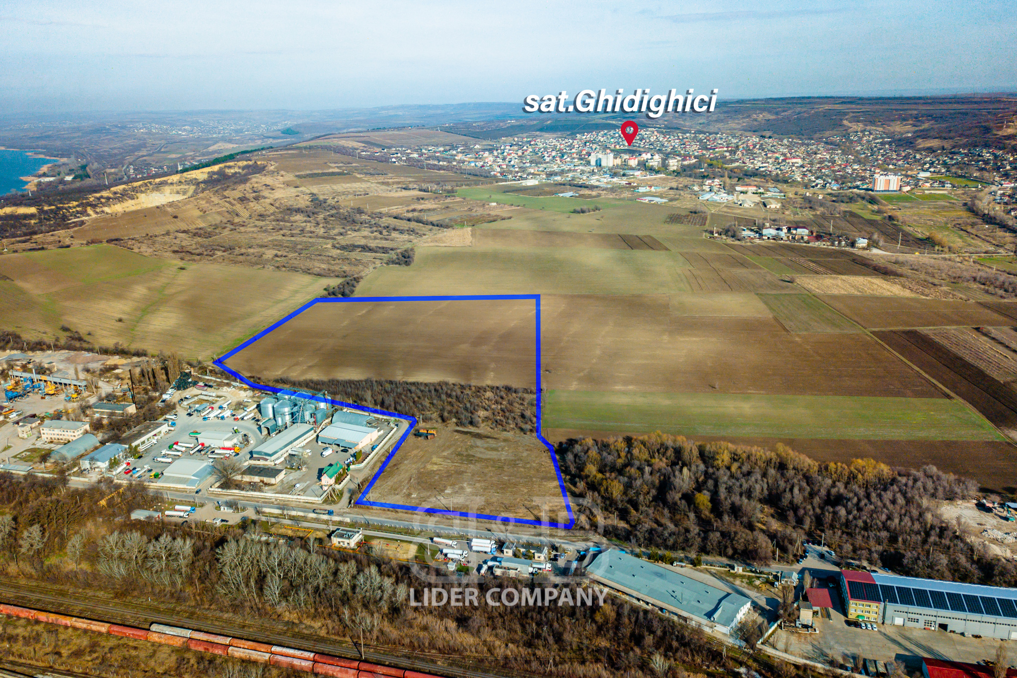 Teren extravilan (pentru construcții) în comuna Ghidighici