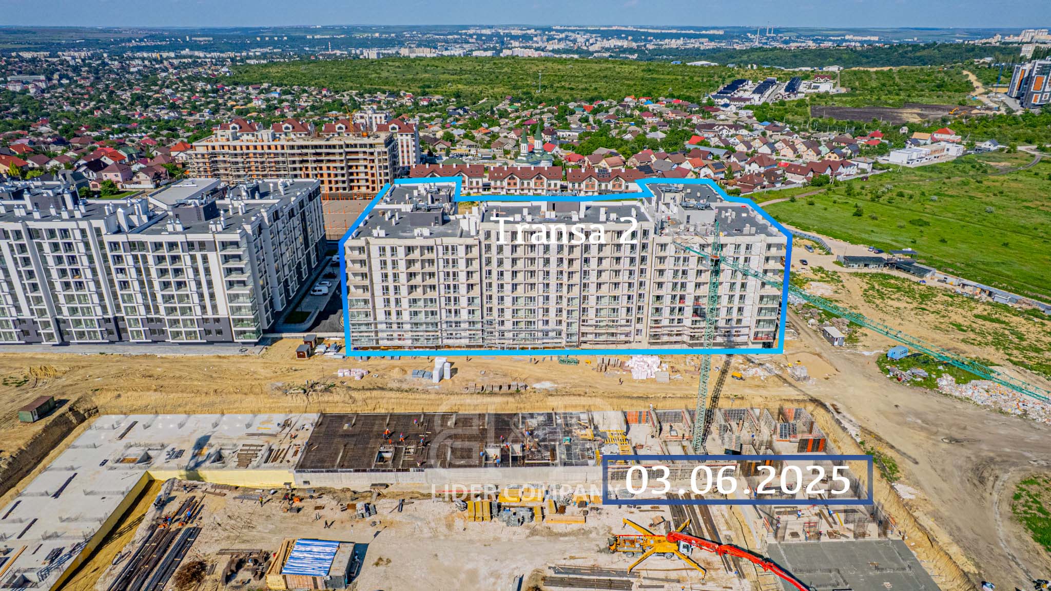 Apartament 2 camere+Living, 67,26 mp, Complexul Colina Verde, Durlești