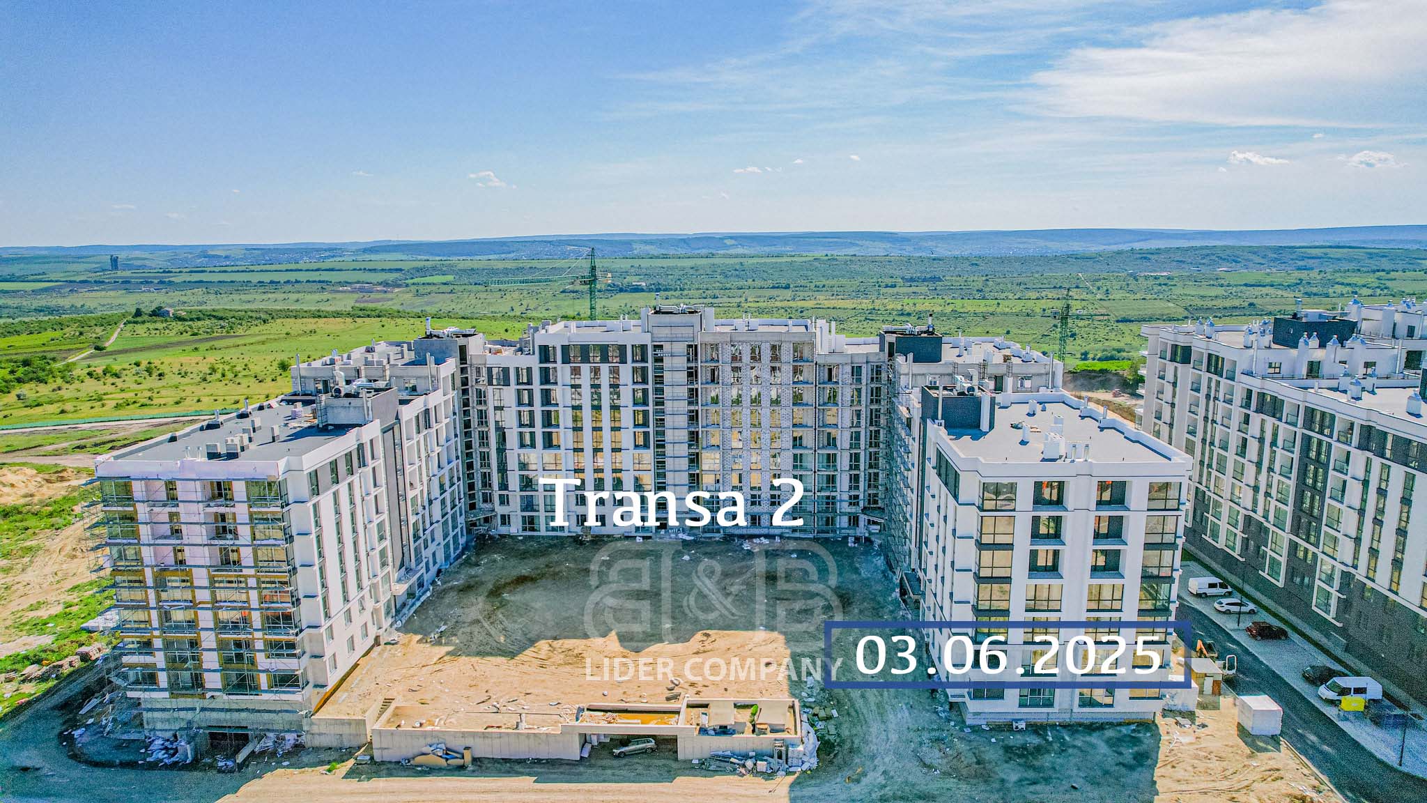 Apartament 2 camere+Living, 67,26 mp, Complexul Colina Verde, Durlești