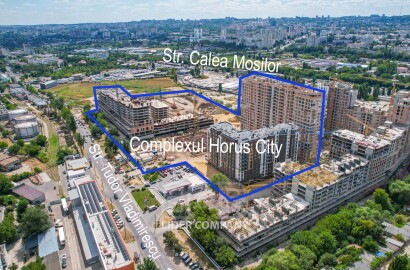 De vânzare apartament-  80.74 mp - complex Horus, sector Râșcani