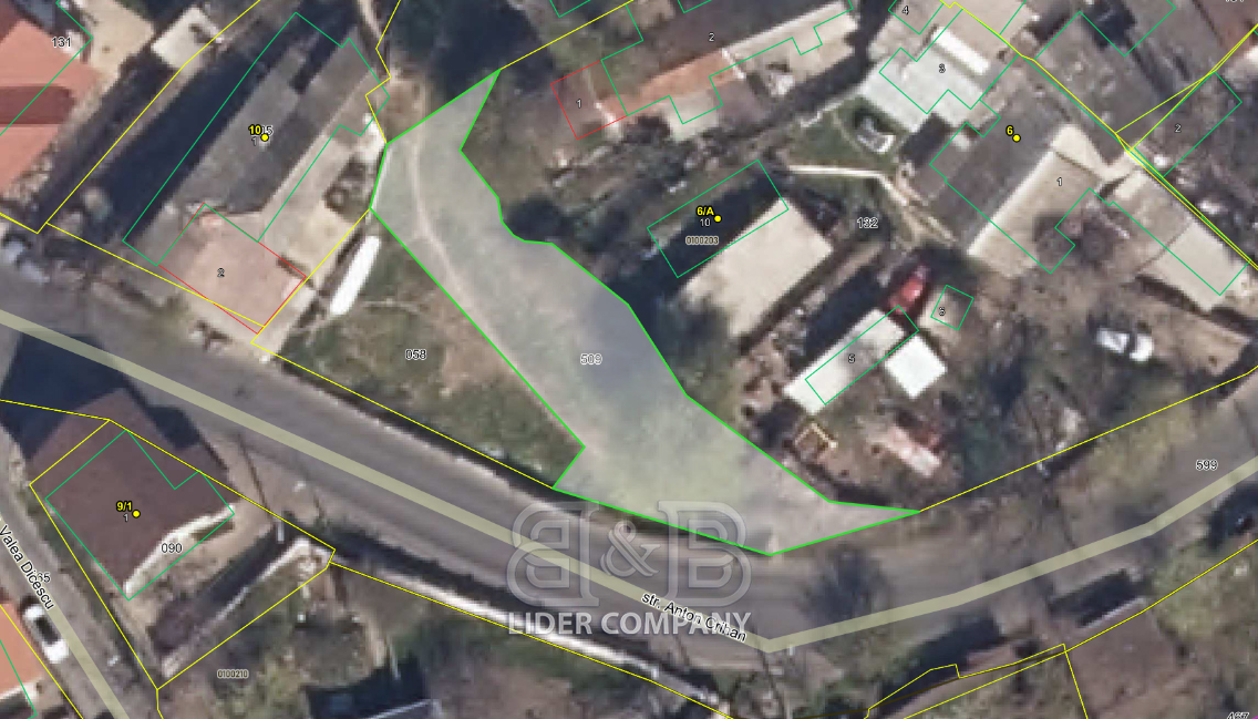 Teren de vânzare pentru construcții – Sectorul Centru