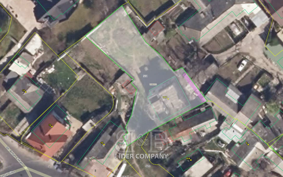 Teren de vânzare pentru construcții – Sectorul Centru