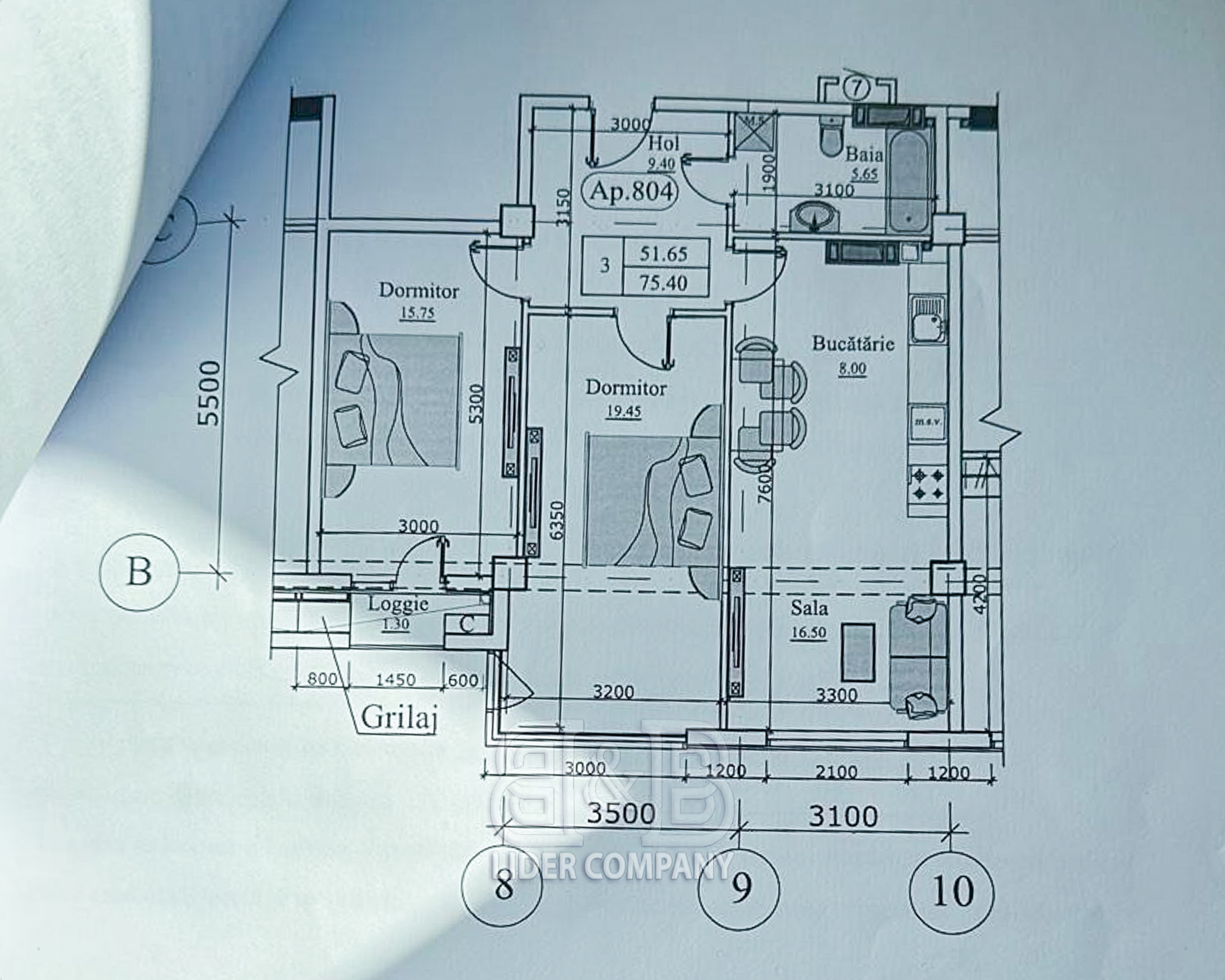 Apartament de vanzare 75,4 mp - Centru, N. Testemitanu, INAMSTRO - EXCLUSIV